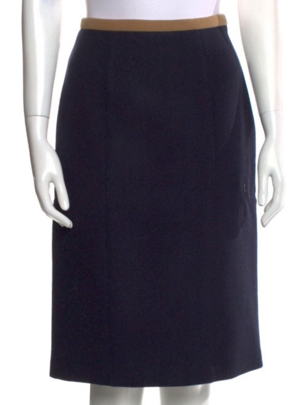 Burberry Prorsum Wool, Silk Lined Skirt